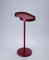 Siqual Design Metall Beistelltisch mit festem Tablett, wetterfest & stabil für Wohnzimmer, Balkon & Garten, Made in EU – Beistelltisch Stan (Red)