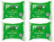 4-Pack Aloe Vera Foaming Make-Up Remover Wipes – 25 Wipes Per Pack, with Hyaluronic Acid, Self-Foaming, Biodegradable, Moisturising & Cleansing