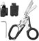 Trauma Schere Multitool Rettungsschere mit 6 Praktischen Funktionen Faltbare Scherenzange aus Edelstahl,Raptor Response Notfallschere,Rettungsdienst Schere Raptor mit Holster,Rescue Scissors Tools