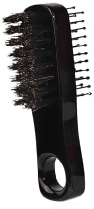 perfeclan Holzkamm für Männerhaar, Nasshaarbürste, Entwirrer, Styling, Haarbürste mit ergonomischem Griff, Paddelhaarbürste für nasse und alle Haartypen