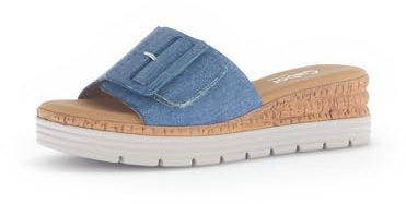 Gabor Damen Pantoletten, Frauen Slipper,Slip-ons,Backless Slipper,Mules,Gartenschuhe,Sommerschuhe,sommerclogs,Sandalen,Jeans,40.5 EU / 7 UK