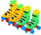 JOINPAYA Lustiges Finger-rollschuh-Set – 2 Paar Finger-Skate-Spielzeug Sportspielzeug Brettspiel-Spielzeug Kunststoff Druckentlastendes Design