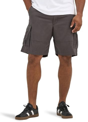 Lee Short cargo Big & Tall Extreme Motion Carolina pour homme, Gris mortier, 48 Big
