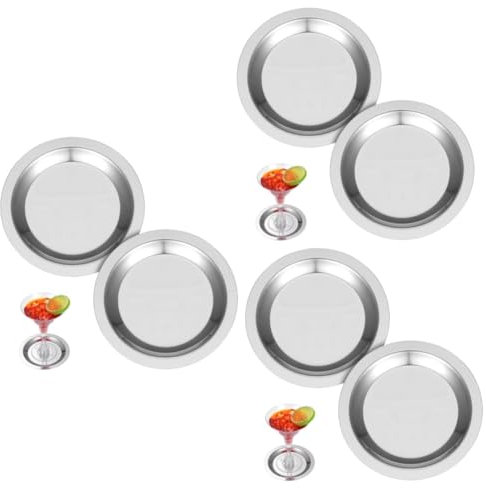 RORPOIR 6piezas Posavasos Para Botellas De Reutilizables De Inoxidable Almohadillas De Para Mesa De Diseño Elegante y Práctico