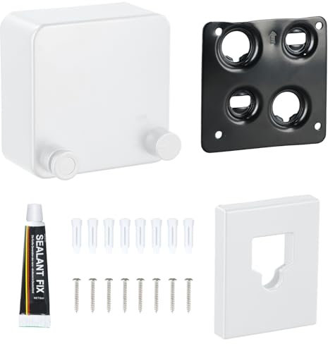 4.2M Retractable Tendedero, Ajustable Ropa Secador Líneas, Retráctil Cuerdas Tendedero, Extensible Pared Montaje Tendedero para Exteriores Interiores Balcón Baño Lavadero