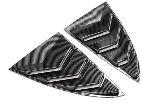 Compatible With Tesla Model 3 2019-2024 Car Tail Triangle Blinds Louvers Cover Protector Rear Door Glass Window Shutter Modified Accessories