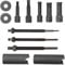 Erato Moto Set di estrattori per Cuscinetti Interni da 9-23 mm Kit di Estrazione per Cuscinetti Ruota Kit Estrazione Movimento Centrale estrattore Cuscinetti Sfere Riparazione Clip Aperte in 5 Misure