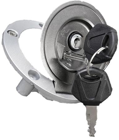 HFMXZHI Bloqueo del Tanque Accesorios Piezas De Repuesto para Yamaha YZF R6 R6 2006-2012 2013 2014 2015 2016/FJ09 2015-2016 Cerradura De Tapa De Tanque De Combustible De Motocicleta
