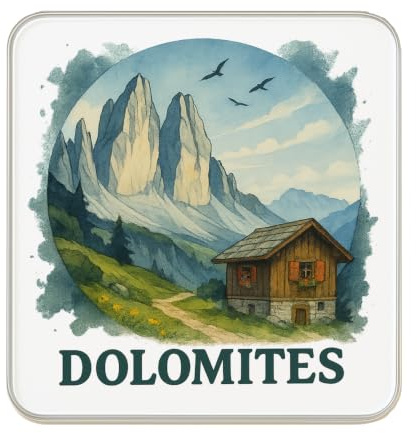 Dolomites, Italy Fridge Magnet – Travel Souvenir Gift Magnet