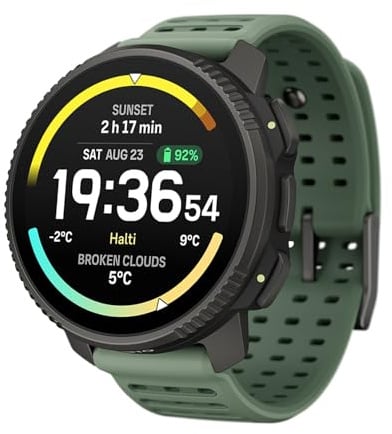 SUUNTO Vertical 2 Orologio da Avventura, GPS Dual-Band, 115+ Modalità Sportive, Touchscreen da 1,5 pollici, Mappe Offline Globali Gratuite, Autonomia della Batteria di 40 Giorni