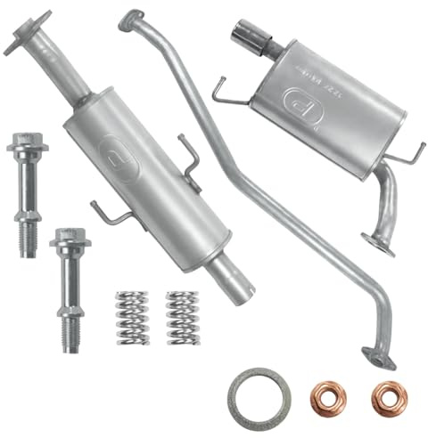 POLMOstrow Auspuff für Mazda 6 2 II GH 2007-2013 | Vorschalldämpfer, Abgasrohr und Endtopf, Motoren: 1.8, Fließheck, Kombi, Limousine