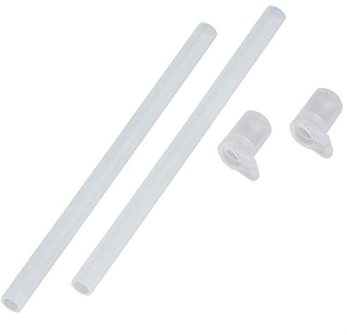 CAMELBAK Eddy+ Bottle Replacement Bite Valves & Straws - Transparent, 2 Pack/Drinking Drink Water Flask Vessel Spare Replacement Top Lid BPA Free Fits Eddy Plus Chute Bottles Non Leak Spill Proof