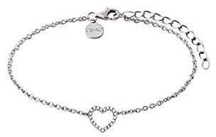 Xenox Armkette - Sterlingsilber - Herz - silberfarben
