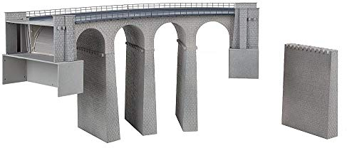 Faller 120466, Viadukt-Set, 2-gleisig, gebogen, Miniaturwelten H0 (1:87)