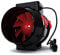 BLACK ORCHID 6 Inch - 150 mm diameter Bathroom Inline Extractor Fan Universal Quiet Operation Air Diffuser Smell Odor Temperature Powerful Kitchen Office