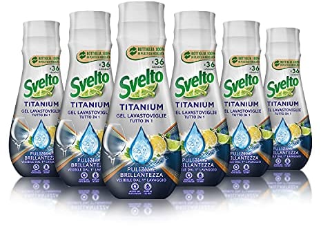 Svelto Gel lave-vaisselle tout-en-un, paquet économique, 216 lavages