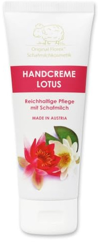 Florex Handcreme Lotus mit Bio Schafmilch ohne Palmöl 75 ml
