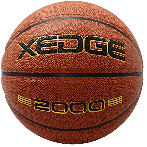 XEDGE Basketbälle 74,9 cm Basketball, offizielle Größe für drinnen und draußen, zum Spielen im Innen- und Außenbereich, Rot, Größe 7
