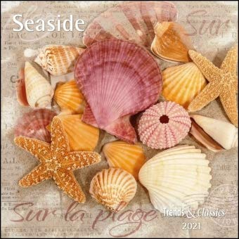 Seaside - Kalender 2021 - DuMont-Verlag - Broschurkalender mit Poster und Platz für Eintragungen - 29,8 cm x 29,8 cm (offen 29,8 cm x 59,8 cm)