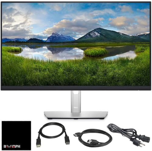 Dell P2222H Schermo per monitor IPS da 22 pollici 16:9 con cavo porta display e cavo USB 3.0 Upstream - Nuovo modello