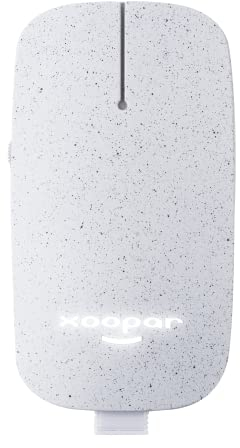 Xoopar Kabellose Maus 2,4 G – Soris ohne Batterien – Bluetooth-Maus – wiederaufladbare Maus – Ultradünne Maus – Pokket Eco Weizen