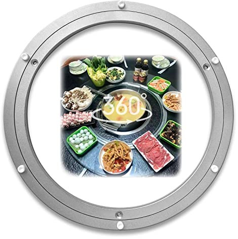 Lazy Susan Plateau Tournant Roulement À Billes 6 10 12 16 20 24 28 32, Rotation Plateau Tournant De Table Roulement À Bille En Métal Rond Plateau Pivotante TV Bureau