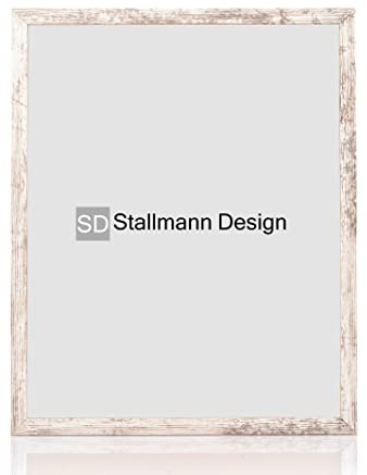 Stallmann Design Bilderrahmen 'Galeria53' | Größe: 60x60cm | Farbe: Vintage | 20mm schmale Rahmenleiste