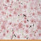 KirschblüTen Polsterstoff Japanischer Blumenstoff Meterware Rosa Blumenzweig Dekorationsstoff Romantische Pflanzenblätter Wasserdichter Draußen Stoff Polster Wohnakzente 920 x 150 (HxB)