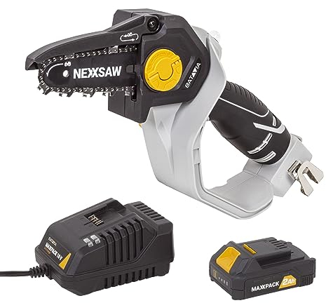 Batavia Mini-Kettensäge 6'' Nexxsaw® 18V - Inkl. 2.0 Ah Akku / 2.4 Ah Ladegerät - Maxxpack
