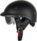 Halbhelme Motorradhelm, Halbschalenhelm Mit ECE Genehmigt Brain-Cap Halbschale Roller-Helm mit Visier Scooter-Helm Chopper Helm Moped Helm Retro für Erwachsene Herren Damen (Color : 4, Size : 65~66C
