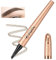 HERBENJOY Eyebrow Pencil Brown Tattoo Eyebrow Pen With Fork Tip, Waterproof Microblading Liquid Brow Pencil,Rapid Brow, Precise,Fills Brows For Women Girls Gift (DARK COFFEE), 1