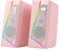 Redragon GS520 - Altoparlanti da scrivania RGB, altoparlante stereo per PC a 2.0 canali con 6 modalità LED colorate, suono migliorato e controllo del volume di facile accesso, alimentato tramite USB