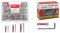 fischer - Kit Duopower Tacos pared con tornillo, Tacos pladur y hormigón, Caja Transparente, 160 uds & 541744 Taco con Gancho Duopower, Gris/Rojo, 25 pz, Set Piezas