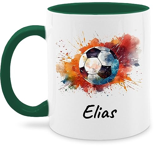 Tasse Tassen 325ml - Fußball Geschenk Fußballer I Geschenkidee Fußballfan I Fußballerin Geschenk - 325 ml - Dunkelgrün - fussballgeschenkideen geschenke für fussballfans fussball ball