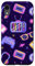 Hülle für iPhone XR Case Lila Retro Gaming Funky Gamer Vintage Videospiel