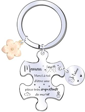 FGHJK Porte-clés Cadeau Fête des Mères pour Maman et Fille, Cadeau d'Anniversaire Original (1)
