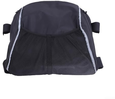 Kayak Seat Back Storage Bag, Portable Oxford Waterproof Fabric Kayak Organizer for Paddle Boards, Inflatable Boats, Kayaks Backrest Seat (Black)