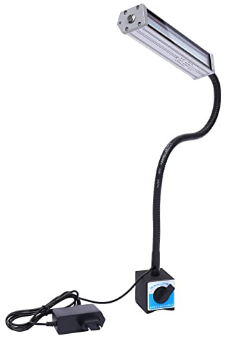 10W Magnetische LED Arbeitsleuchte, Schwanenhals, Flexibler Wasserdicht Arm, für Werkstatt, CNC Maschinen, Grill & Outdoor, Praktisch & Hochleistend, Helle Beleuchtung