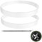 Rubber Gaskets Replacement Seal for Nutri Ninja Auto iQ Blender BN495UK BN750UK BN800UK BL450 BL480 BL482 BL642 BL682, Rubber Seal Gasket O-Ring Replacement Parts for Ninja Blender (2 Pack)