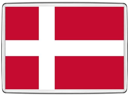 Pixly® Denmark Flag Fridge Magnet Large Jumbo Size Danish Keepsake Country Souvenir Novelty Refrigerator Magnets Gift