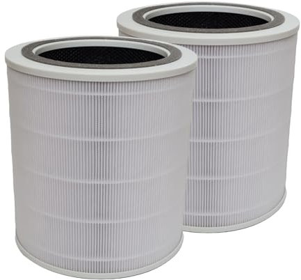 PUREBURG Core 400S-RF Replacement Filter Compatible with Levoit Core 400s 400 Air Purifier, 2-Pack H13 HEPA 3-Stage Filtration Activated Carbon