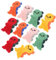 HONMEET 10St Dinosaurier-Haarnadel kinder haarspangen haarspange kinder haarklammer kinder Haarstyling-Clips Gothic-Haarschmuck dekorative Haarnadel Haarspangen schnappen Schnappclips Garn