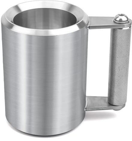 Gdsinstna Stainless Steel Mug - 18LB/ 8KG Heavy Coffee Mug, Gym Exercise Gift