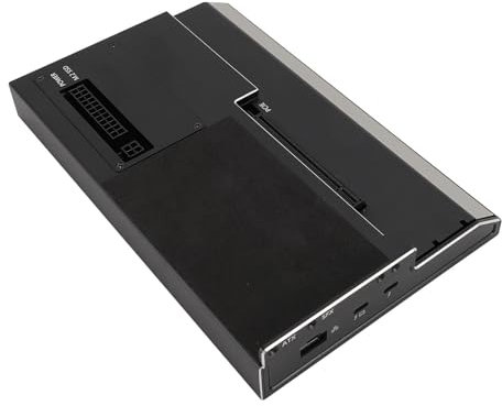 GPU Enclosure for Thunderbolt 3, M.2 Nvme SSD 1000Mbps RJ45 Laptop External GPU Dock External Graphics Card, PCIe3.0 X4 Expansion Interface Graphics Dock Station, SFX and ATX