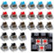 24 Cherry Mx Blue Switch Replacement Parts, Mechanical Keyboard Switches, 3-Pin Keyboard Dedicated Replacement Switch, Suitable For Mx Mechanical Gaming Keyboard Rgb Gaming Keyboard(Blue, Red, Brown)
