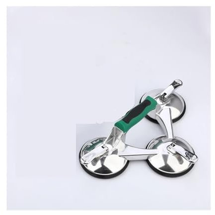 Ventosas para ventanas, Ventosa de vidrio con garra, ventosa de vacío de baldosas de cerámica de aleación de aluminio de caucho engrosado, vidrio(3-jaw suction cup)