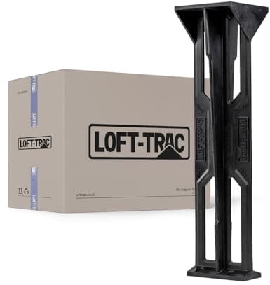 LOFT-TRAC 24 Pack Loft Stilts Loft Legs 300mm, Loft Insulation Spacers for Raised Storage Boarding, Heavy-Duty Attic Floor Supports, Attic Stilts Prevents Heat Loss, Load Bearing 350kg