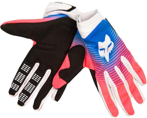 Fox MX 180 Collect Handschuhe Gloves (Blue/pink, M)
