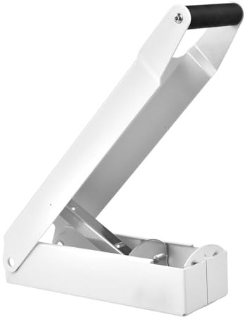 Robuster Dosenzerkleinerer – Wandmontierter Aluminiumzerkleinerer mit 473 ml, 340 ml, rutschfester Griff, manueller Getränkeflacher, kompaktes, effizientes Recycling-Werkzeug, PET-Flasche und Soda für