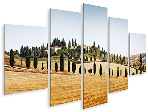 islandburner Bild auf Leinwand Typische Landschaft In Der Toskana Im Herbst Bilder Wandbilder Poster